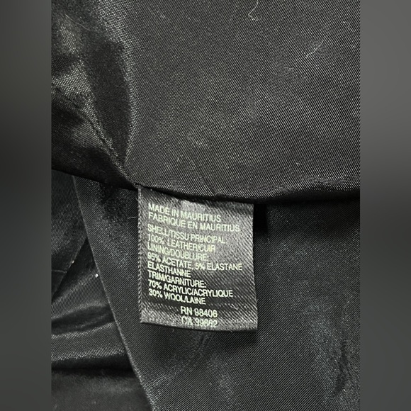 THEORY leather moto jacket - Picture 15 of 15